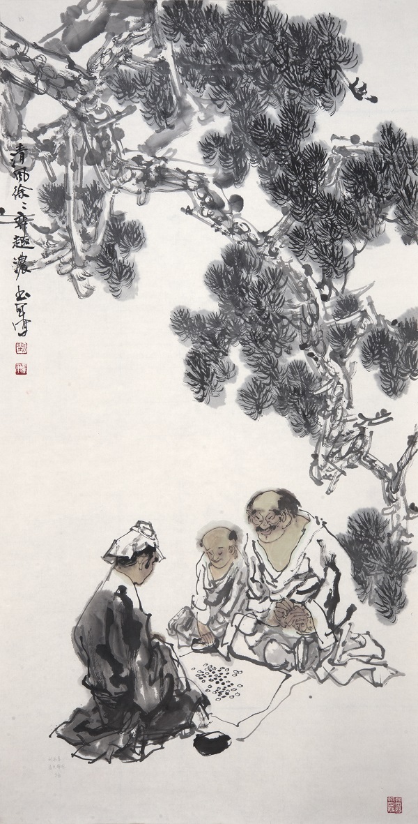 作品名称:《清风徐徐》   尺寸: 136*68cm     作者简介: 刘书军